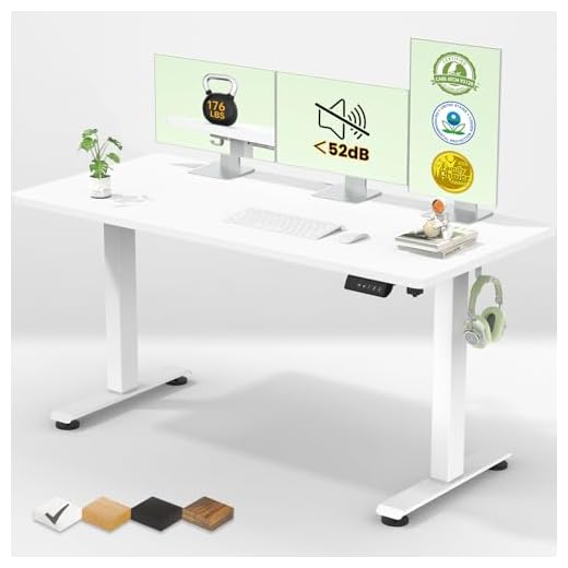 Veken 55 Inch Adjustable Electric Standing Desk