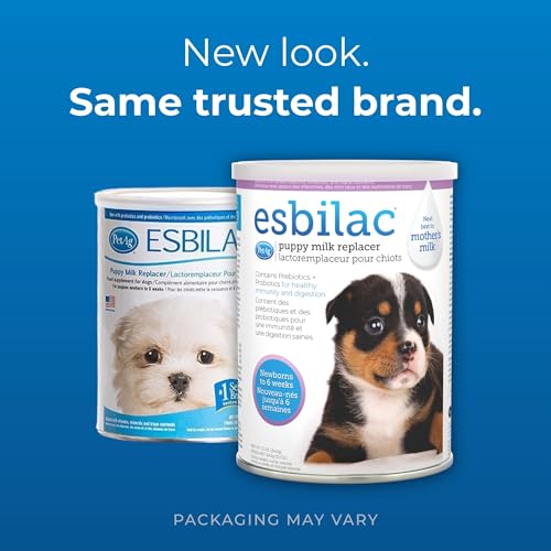 Pet-Ag-Esbilac-Puppy-Milk-Replacer-Powder-12-oz-Powdered-Puppy-Formula-with-Prebiotics-Probiotics-Vitamins-for-Puppies-Newborn-to-Six-Weeks-Old-Easy-to-Digest Pet Ag Esbilac Puppy Milk Replacer Powder 12 oz Powdered Puppy Formula with Prebiotics Probiotics Vitamins for Puppies Newborn to Six Weeks Old Easy to Digest