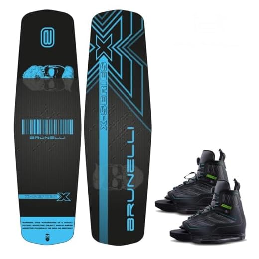 Set Wakeboard: tavole e attacchi BRUNELLI Wood Flex Pro Cable Park Set Wakeboard Grindbase Jobe Maze