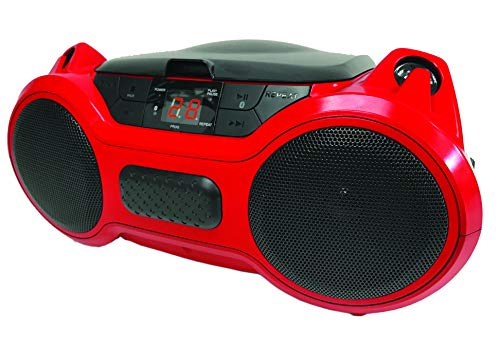 SYLVANIA srcd1070bt-candy Portable Bluetooth CD Radio Boombox (Candy)