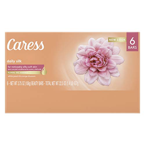 Caress Beauty Bar Soap For Noticeably Silky Soft Skin Daily Silk Extract And Floral Oil Essence, (6 Count Of 3.75 Oz Bars) 22.5 Oz #TOP2