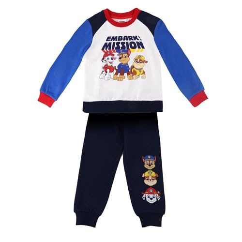 Chándal Paw Patrol algodón para niños, conjunto cómodo y suave uso diario / Ropa deportiva infantil de Paw Patrol/Talla 3 años
