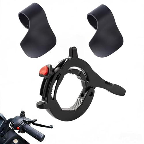 Image of Motorcycle Cruise Control, Throttle Lock for Long Distance Riding and Traffic Commuting, Cruise Control for Motorcycle and Electric Bike, Black ABS Material with 12.5 cm Length
