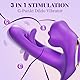 Dildo Sex Spielzeug für die Frau, KELESTA Dildos Vibration für Frauen mit 7 Zungenleck Modi &Vibrationsmodi und 10 Klopf Modi, Vibrator Vibratorensets für Frauen, Sex Spielzeug für die Paare