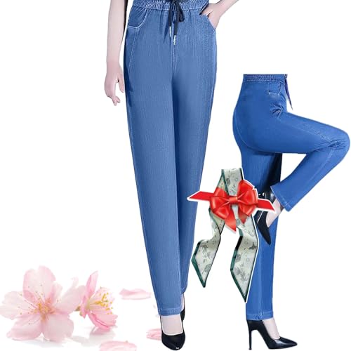 Aromia Global - Aromia Jeans Older Woman,2025 New Aromia High Waist Ultra-Stretch Mom Jeans,Janemore Comfy Jeans