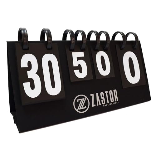 Marcador Mesa Zastor Track 0-30 para evitar errores de puntuación en partidos intensos