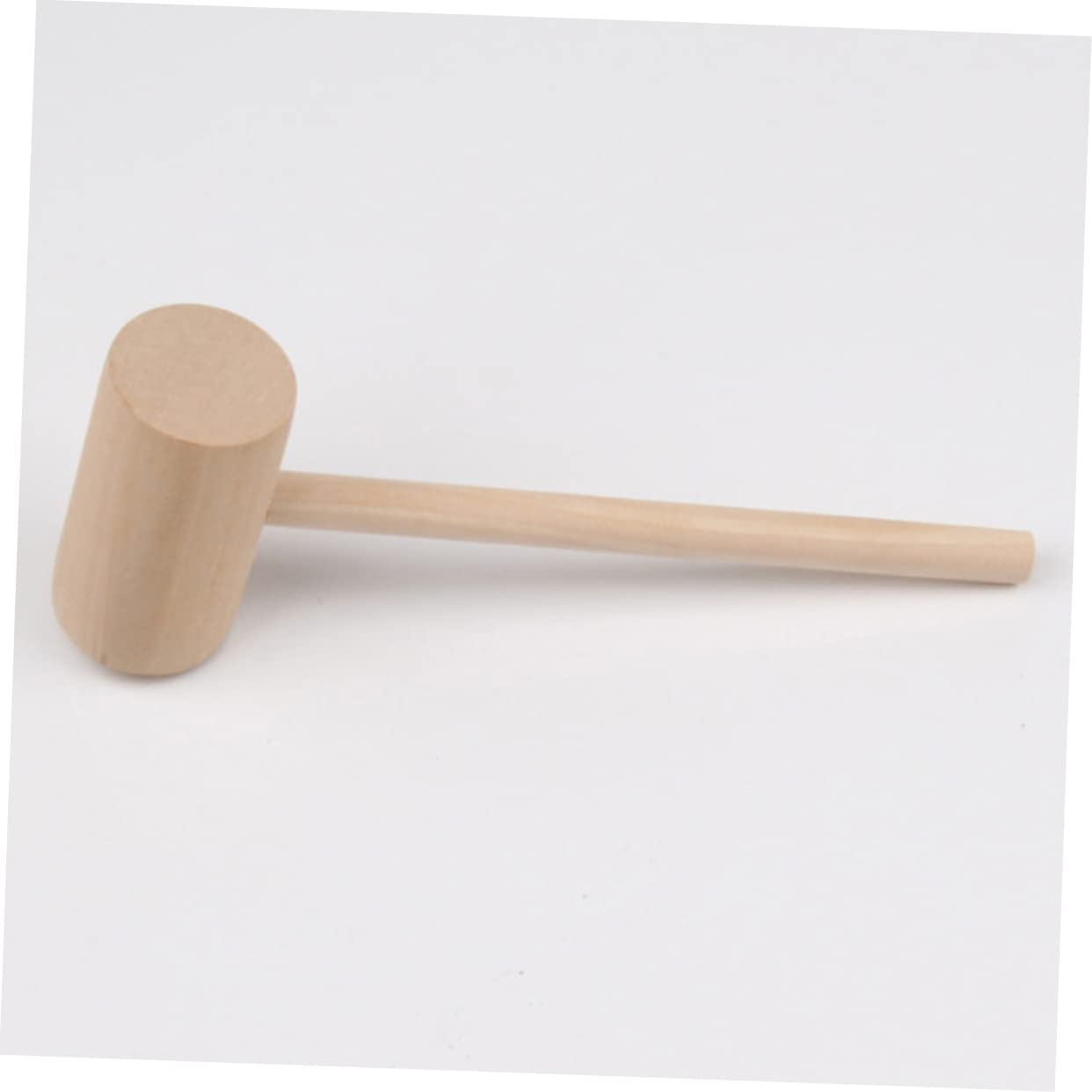 DECHOUS 12pcs Solid Wood Mini Hammers Hammer Pounding Toy Math for Boys and Girls Toys