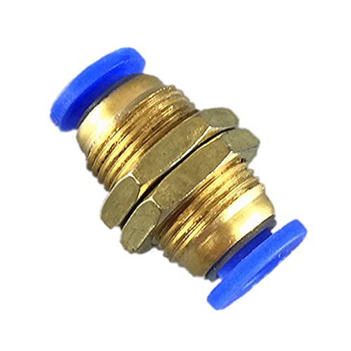 10PCS/LOT Pneumatic Fittings PM-6 6mm Quick Pipe Fitting Connector PM-4 PM-8 PM-10 (Color : PM-10)