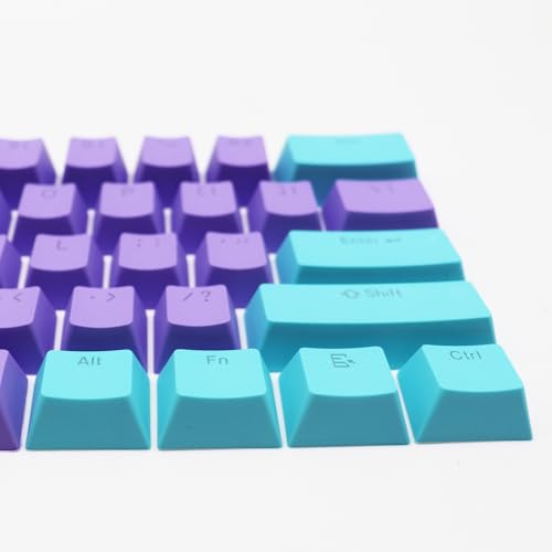 Image of Guffercty kred 60 Percent PBT Keyboard Keycaps OEM Profile, Custom Keycaps Double Shot for 61 60% Mechanical Keyboard (SEHN)