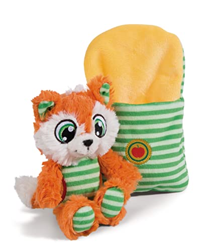 Kuscheltier Fuchs Finjo 14cm schlafend im Bettchen