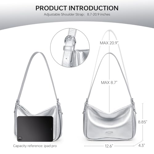 Black Leather Shoulder Purse For Women: Crossbody Bags Small Handbags - Elegant Comfortable for Daughters and Young Girls4