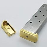 Tek_Tactical for COLT 1911 GVT/GC/CC Factory Original 45ACP 8RD Magazine Pads Plates Gold