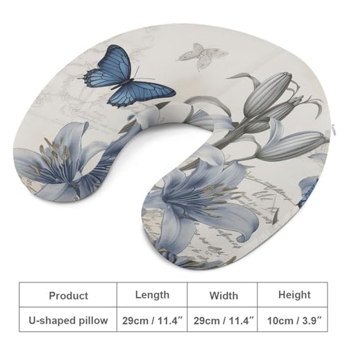 Almohada de espuma viscoelástica U-shaped 30x25 cm miniatura 2