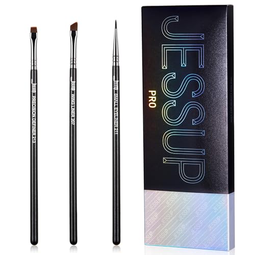 Jessup Lip Brush Set, Professional Lip Makeup Brushes for Lipstick Streak-Free Contour Define and Accentuate, Premium Synthetic Hair, 5pcs T325
