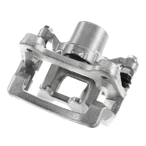 Image of Detroit Axle - Rear Right Brake Caliper for Hyundai 2011-2015 Sonata | Kia Optima Passenger Side Disc Brake Caliper with Bracket 2012 2013 2014 Replacement