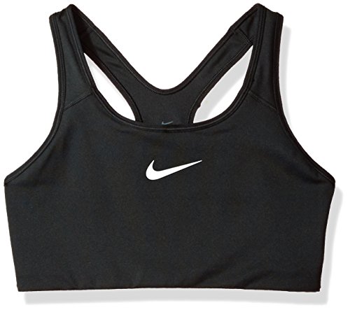 nike pro classic swoosh black bra