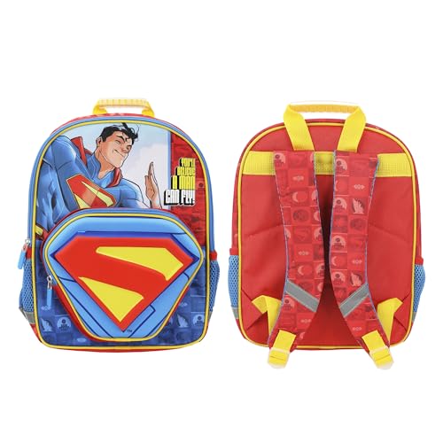 Mochila Superman Hero & Logo de 35,5 cm para meninos