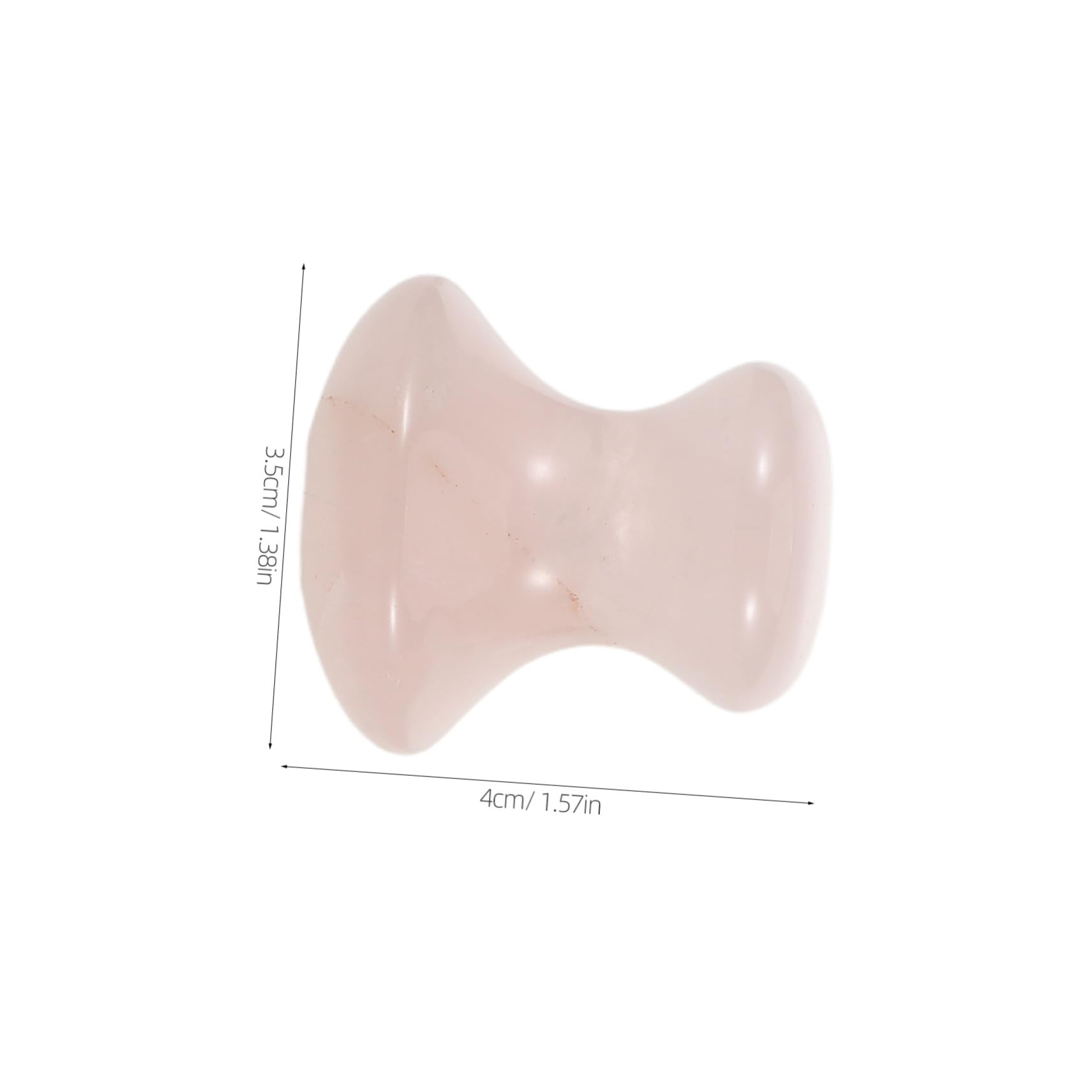 Healvian 3pezzi Rullo Rosa per Massaggio Facciale Strumento Gua Sha Forma di Fungo in Pietra Naturale per Massaggio Viso Massaggiatore Gua Sha per Viso Strumento