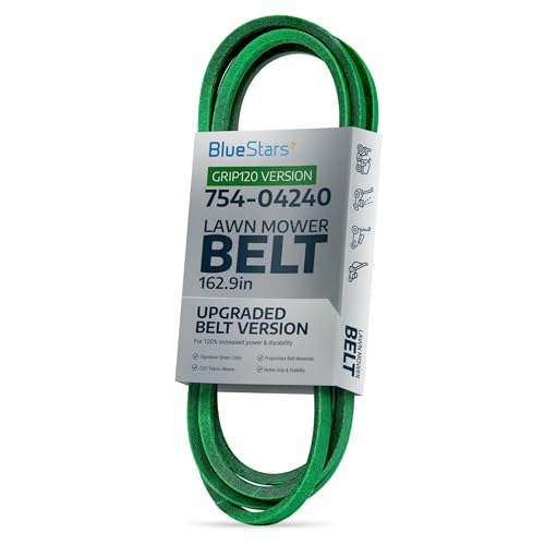 Image of [Upgraded Grip120] BlueStars 754-04240 954-04240 Mower Deck Belt 1 /2x162.9