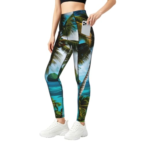 Leggings estampados de las Islas Noruegas para mujer conjuntos fitness mallas running