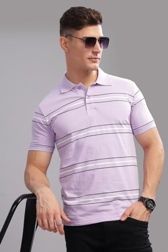 Image of ADRO Regular Fit Polo T-Shirt for Men| Printed Polo T-Shirt | Cotton Polo T Shirt
