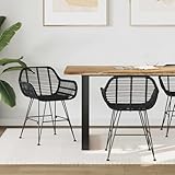 Véritable confort pour les longues tables : le dossier incurvé de 33 cm de haut et les accoudoirs plats de 17 cm maintiennent le dos et les bras détendus pour que le dîner ou le bureau à domicile restent détendus à la table à manger