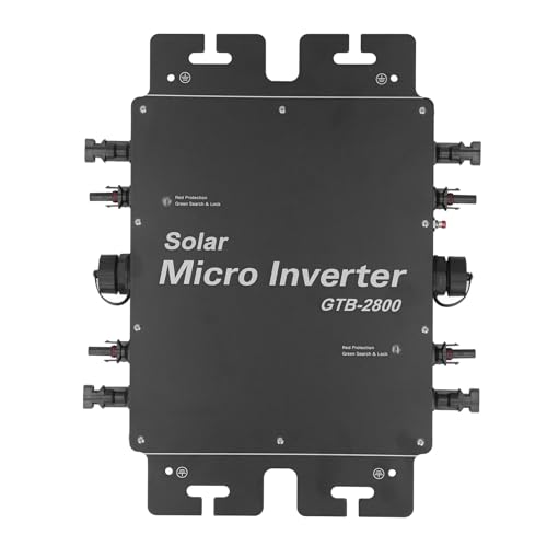 2800 W Solar-Grid-Tie-Wechselrichter Mit MPPT-Technologie IP65 Wasserdicht Geeignet Für Photovoltaik-Solarstromerzeugung EU-Stecker 230 V Netzgekoppelter Wechselrichter