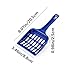 MANJIFUYU Plastic Cat Litter Scoop Long Handle Cat Litter Scoop Pet Litter Cleaner Scoop with Easy Handle for Pet Litter