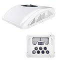 12V RV Air Conditioner, 9200 BTU Rooftop DC Air Conditioner for RV, Cooling/Heater 2 in 1, Low Power Consumption Quiet AC Unit for RVs,Truck, Van, Campers, Trailers, Buses and Agricultural Vehicles