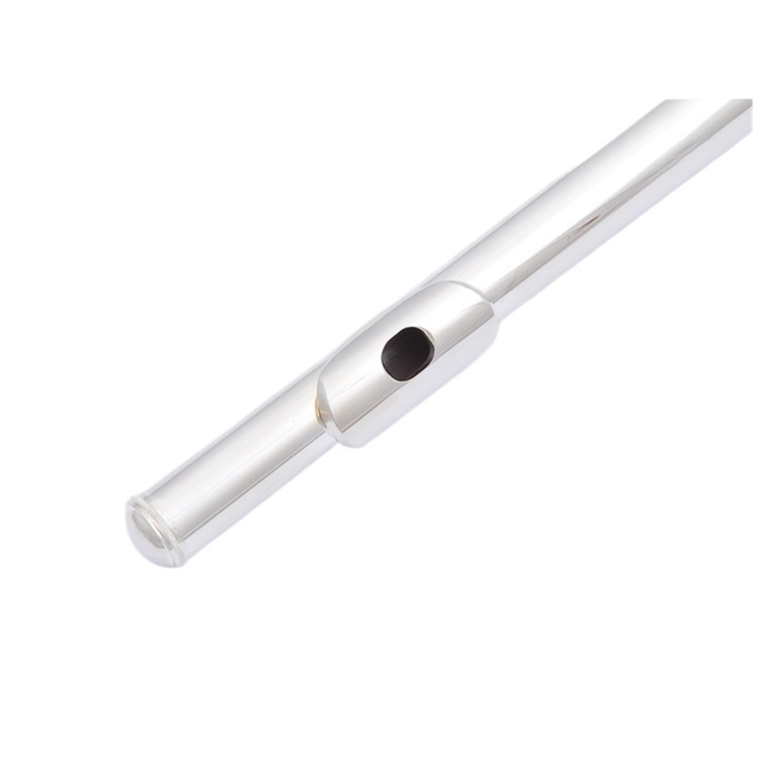 Flauta profesional Flauta Travesera Plateada Con 16 Agujeros Cerrados Y Llave E