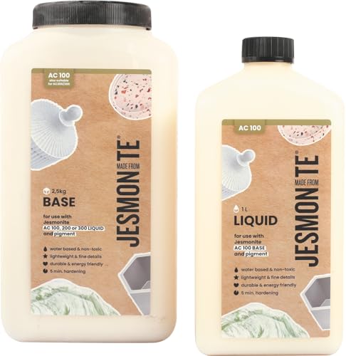 Jesmonite AC 100 base liquide 1 l et poudre pour déco maison - 2
