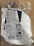 BNX N95 Mask NIOSH Certified MADE IN USA Duckbill Style Particulate Respirator Protective Mask (30-Pack, Approval Number TC-84A-9524 / Model D95W) White