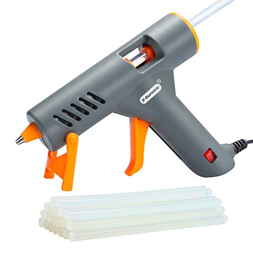 Upgraded Hot Glue Gun, E·Durable Mini Glue Gun Kit with 20pcs Glue Sticks, High Temperature Melting Glue Gun for DIY, Arts and Crafts, Home Repairs - 40Watts