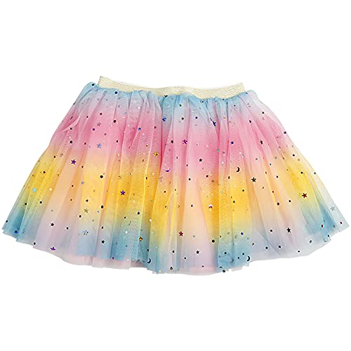 Baby girls rainbow sparkle tutu skirt pentagram sequin christmas …