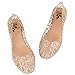 Sandalen Mädchen Glitzer Strass Peep Toe Slippers Sommerschuhe Elegant Römersandalen Bohemian Sandaletten Basic Keilsandalen Sandalen Damen Weiße Sohle