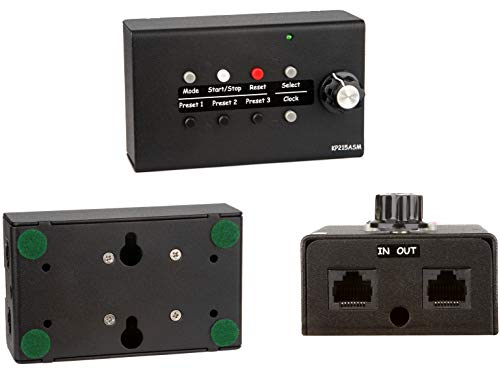 Reloj cronómetro digital con seis dígitos LED de 6 pulgadas (modelo ALZS01A) de Alzatex, carcasa metálica miniatura 2