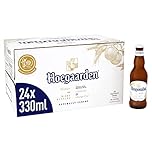 Hoegaarden Belgian Wheat Beer Bottle, 24 x 330 ml