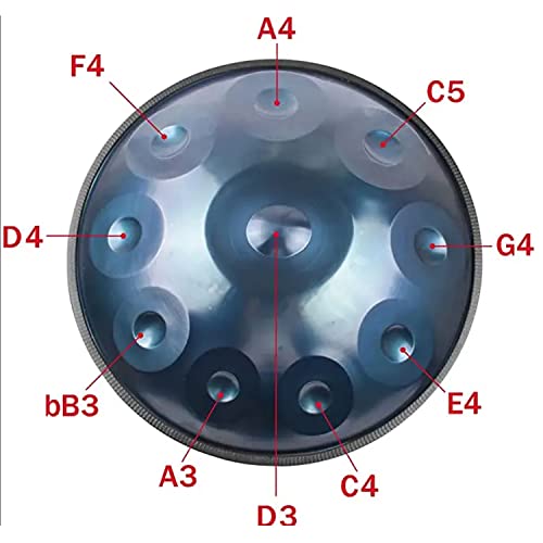 Set de Steel Tongue Drum con 10 notas en Re menor 22 pulg miniatura 3