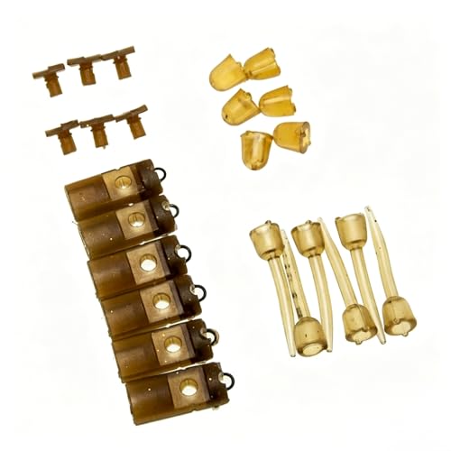 Kit accesorios para pesca carpa europea con liberación rápida 24 piezas miniatura 1