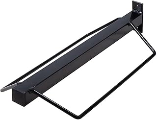 EASY-UP Single Mount Saddle Rack | Universal Design | Durable & Safe Storage | Black Coating | Easy to Mount | Additional Storage Compatible