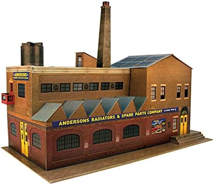 O gauge (7mm) 1:43 scale Model Railway Building FACTORY Kit CityBuilder