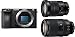 Produktbild Sony Alpha 6500 APS-C E-Mount Systemkamera (24,2 Megapixel, 7,5 cm (3 Zoll) Touch Display, 5 Achsen-Bildstabilisierung, XGA OLED Sucher, 4K) inkl. SEL-P18105G und SEL-70300G Objektiv schwarz
