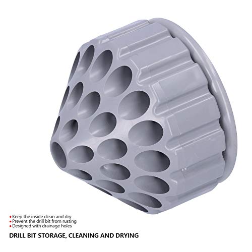 TOPINCN Bur Holder Drill Tools Box Storage HDrill Organizer StRotate Storage Box Toolbox Rotating Storage Container Turning Revolving Spinning Storage Boxes Organizers - Image 4