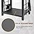Fire Wood Racks Outdoor, Fireplace Wood Holder, Firewood Storage Rack with 4 Tools Set, Wrought Iron Log Holders with Poker, Tong, Brush and Shovel Fireplace Tools for Fire Pit