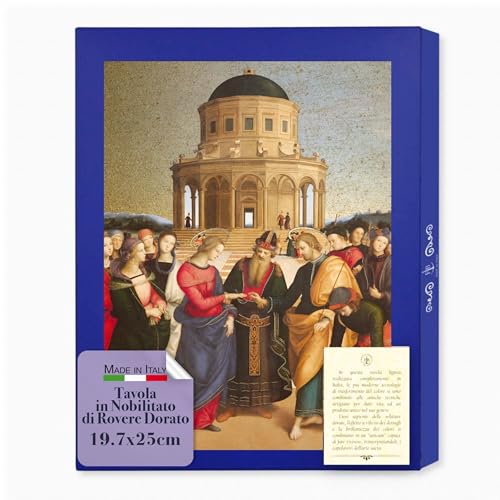 Planche de chêne doré Frères Bonella d'Italie Mariage de la Vierge