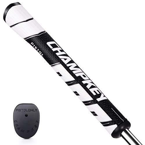 CHAMPKEY CT2 Pistol Golf Putter Grip | Lightweight and Comfortable Golf Grips | Advanced Texture Control and High Feedback Golf Putter Grips