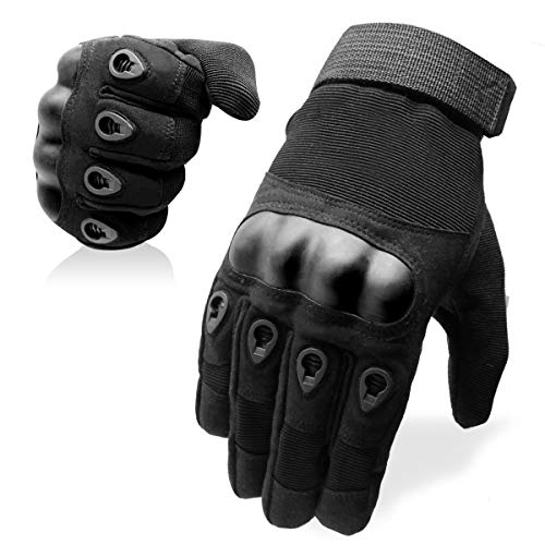Ationgle Full Finger Gloves for Motorcycle Cycling Motorbike Riding Protect Knuckles for Racing