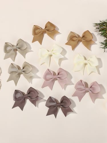 Set de 24 Pinzas para Cabello con Moños de 2 pulgadas Mini Barrettes Cinta Clips de Cocodrilo Accesorios de Pelo para Mujeres y Jóvenes miniatura 2