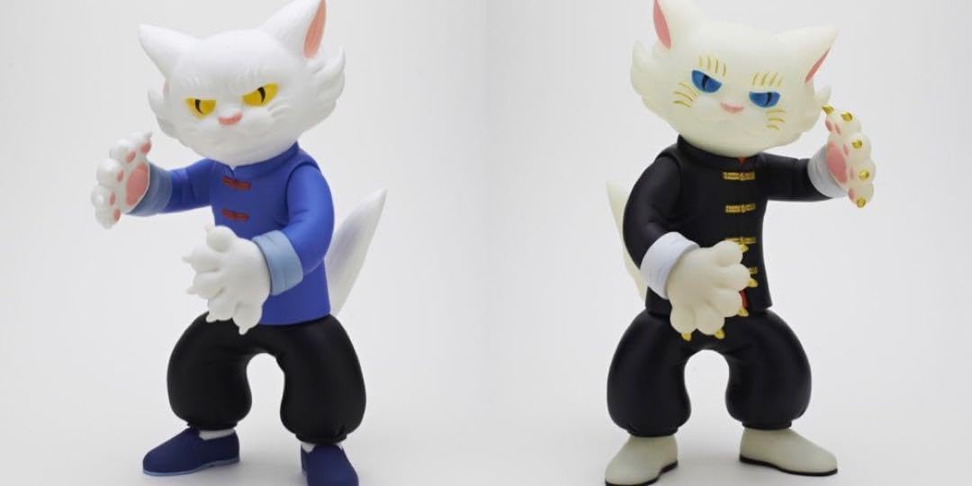 石黒亜矢子 キタンクラブ カンフー猫 功夫猫 ソフビ 3体コンプ 石黒