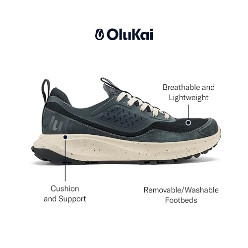 Image of OluKai Makiki Women's All-Terrain Athletic Shoes, Durable Sneakers for Wear